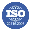 ISO 22716:2007 certification - cosmetic manufacturer